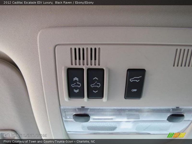 Black Raven / Ebony/Ebony 2012 Cadillac Escalade ESV Luxury