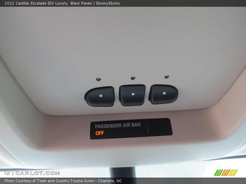 Black Raven / Ebony/Ebony 2012 Cadillac Escalade ESV Luxury