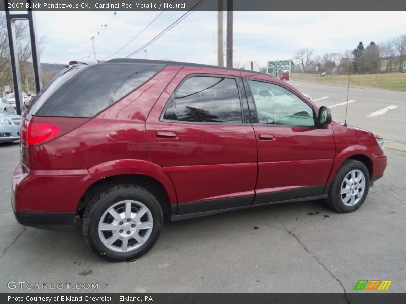 Cardinal Red Metallic / Neutral 2007 Buick Rendezvous CX