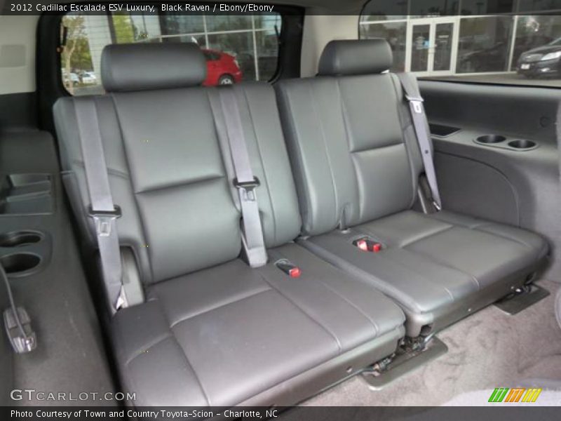 Black Raven / Ebony/Ebony 2012 Cadillac Escalade ESV Luxury