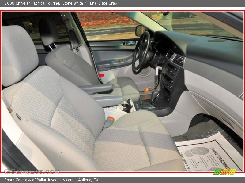 Stone White / Pastel Slate Gray 2008 Chrysler Pacifica Touring