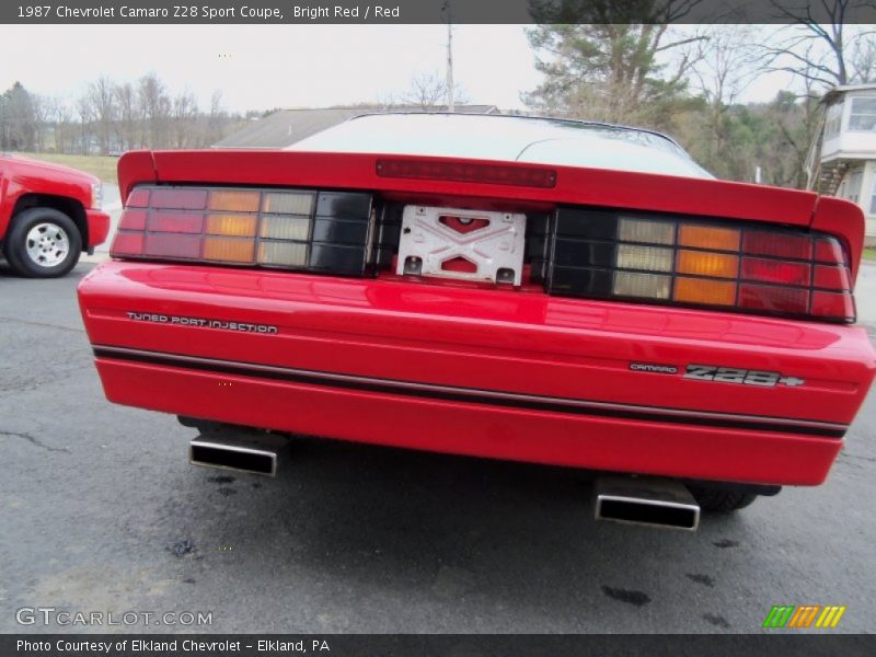  1987 Camaro Z28 Sport Coupe Logo