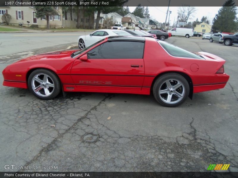  1987 Camaro Z28 Sport Coupe Bright Red