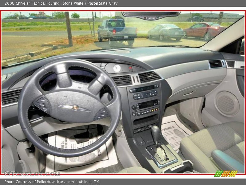 Stone White / Pastel Slate Gray 2008 Chrysler Pacifica Touring