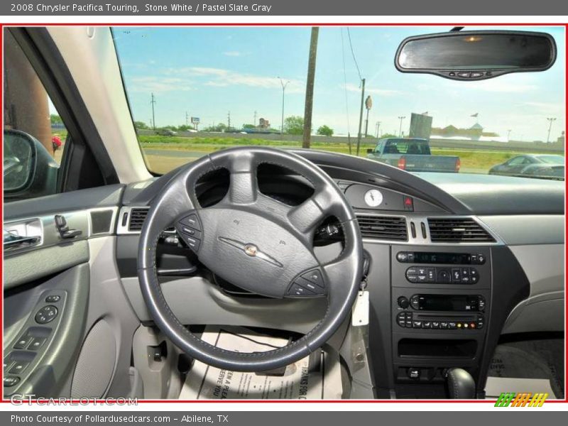 Stone White / Pastel Slate Gray 2008 Chrysler Pacifica Touring
