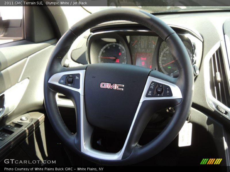 Olympic White / Jet Black 2011 GMC Terrain SLE