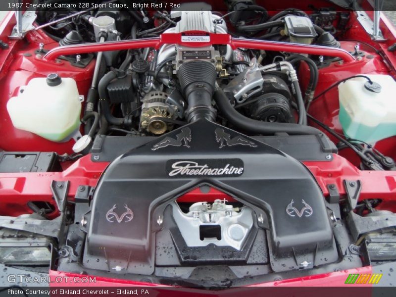 Bright Red / Red 1987 Chevrolet Camaro Z28 Sport Coupe