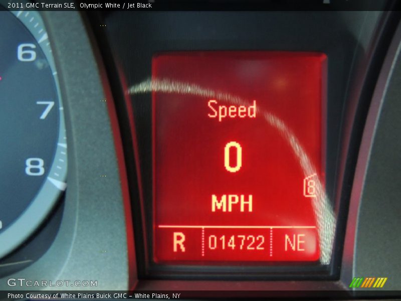 Olympic White / Jet Black 2011 GMC Terrain SLE