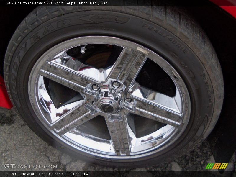  1987 Camaro Z28 Sport Coupe Wheel