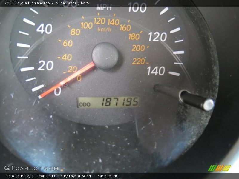 Super White / Ivory 2005 Toyota Highlander V6
