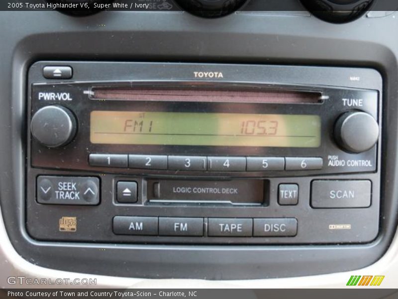 Super White / Ivory 2005 Toyota Highlander V6