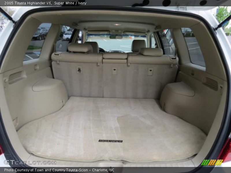 Super White / Ivory 2005 Toyota Highlander V6