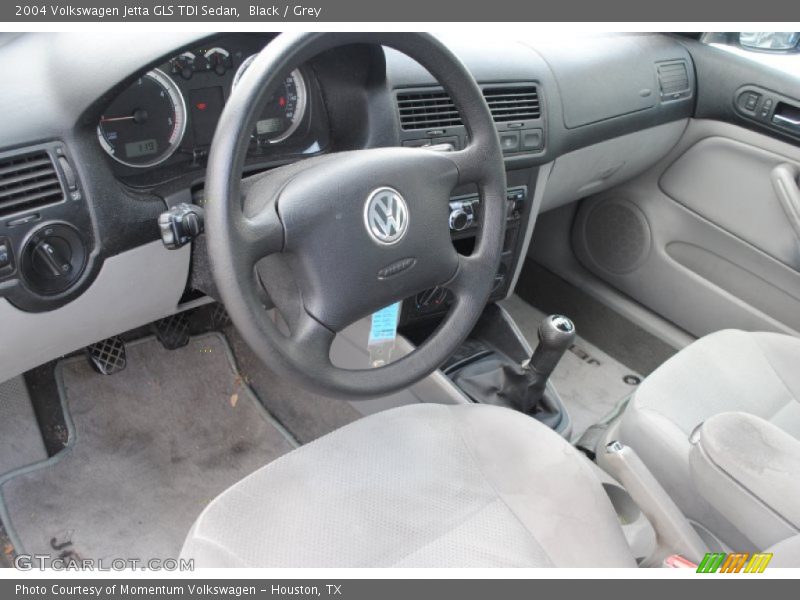 Black / Grey 2004 Volkswagen Jetta GLS TDI Sedan