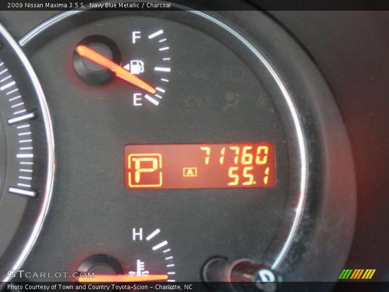 Navy Blue Metallic / Charcoal 2009 Nissan Maxima 3.5 S