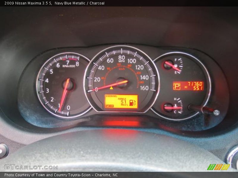 Navy Blue Metallic / Charcoal 2009 Nissan Maxima 3.5 S