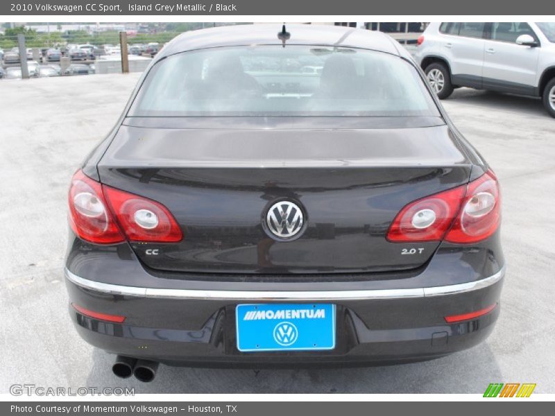 Island Grey Metallic / Black 2010 Volkswagen CC Sport