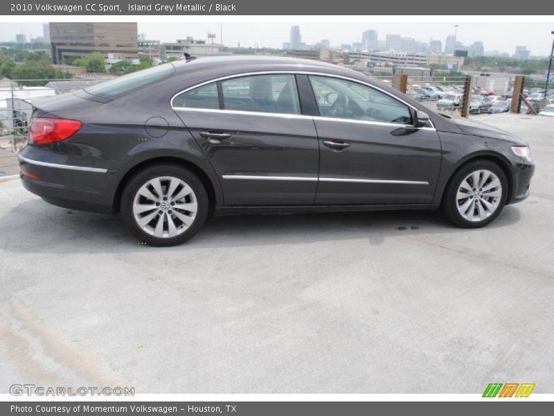 Island Grey Metallic / Black 2010 Volkswagen CC Sport