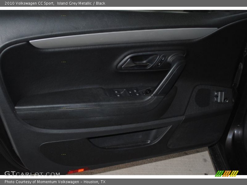 Island Grey Metallic / Black 2010 Volkswagen CC Sport