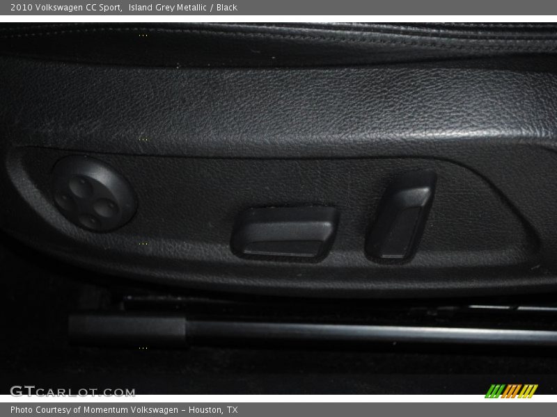 Island Grey Metallic / Black 2010 Volkswagen CC Sport
