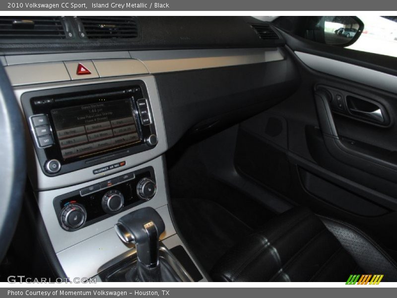 Island Grey Metallic / Black 2010 Volkswagen CC Sport