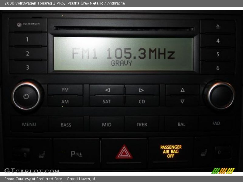 Alaska Grey Metallic / Anthracite 2008 Volkswagen Touareg 2 VR6