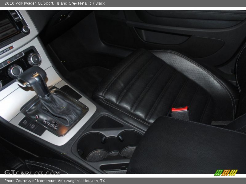Island Grey Metallic / Black 2010 Volkswagen CC Sport
