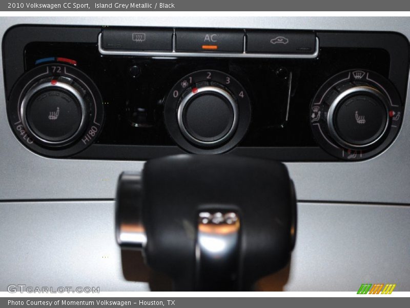 Island Grey Metallic / Black 2010 Volkswagen CC Sport