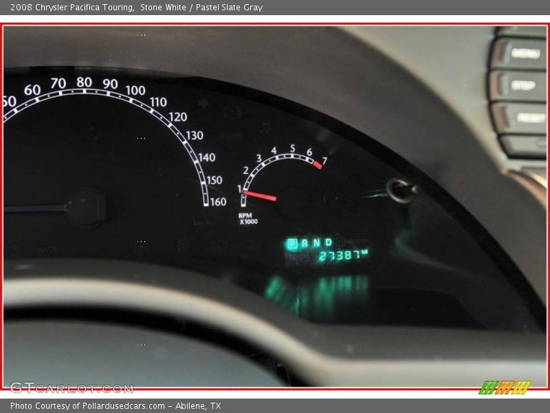 Stone White / Pastel Slate Gray 2008 Chrysler Pacifica Touring