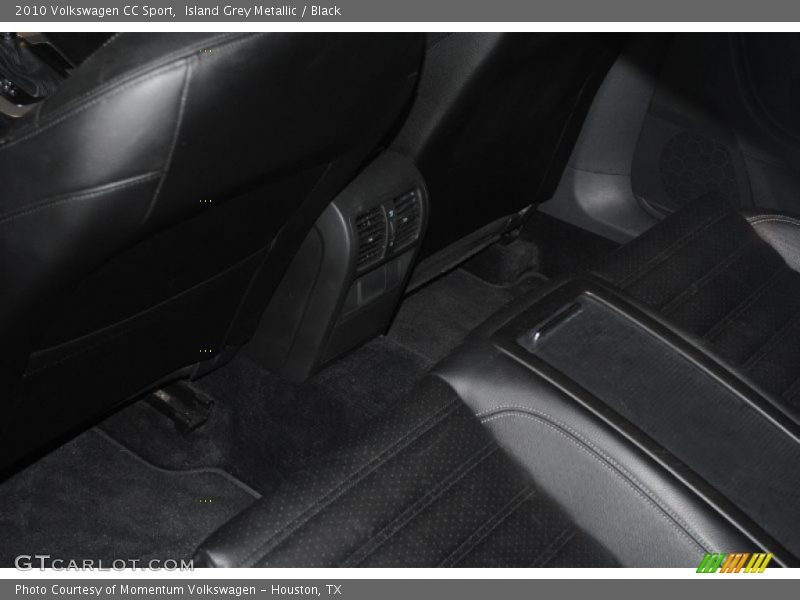 Island Grey Metallic / Black 2010 Volkswagen CC Sport