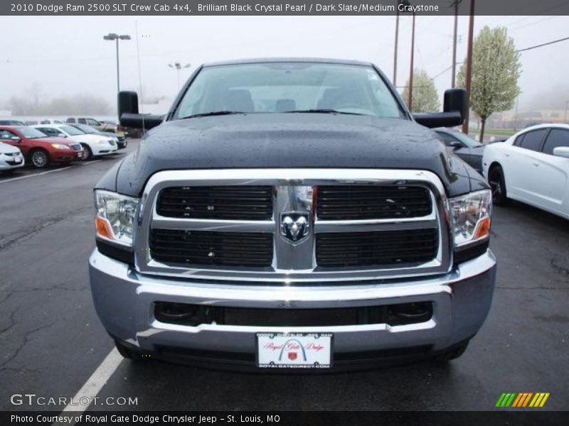 Brilliant Black Crystal Pearl / Dark Slate/Medium Graystone 2010 Dodge Ram 2500 SLT Crew Cab 4x4