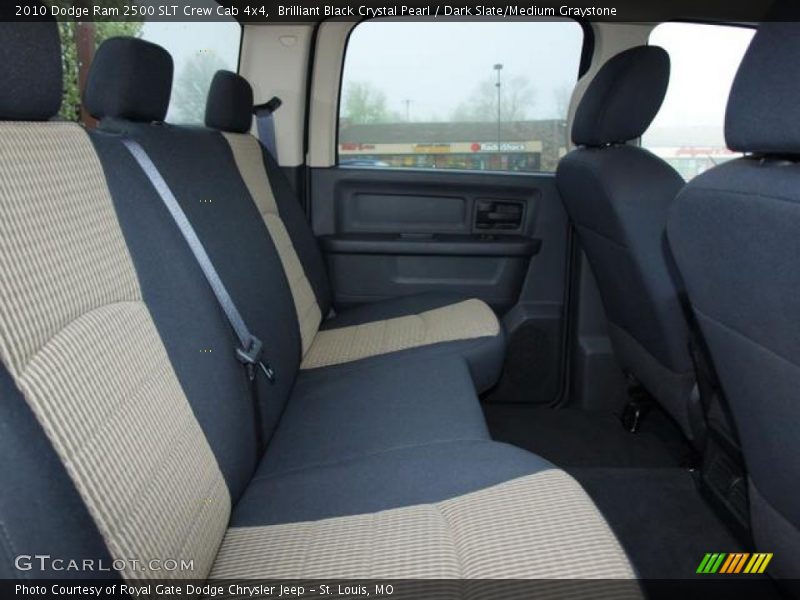 Brilliant Black Crystal Pearl / Dark Slate/Medium Graystone 2010 Dodge Ram 2500 SLT Crew Cab 4x4