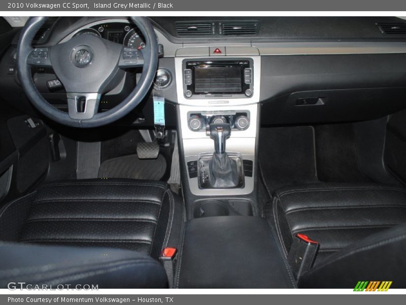 Island Grey Metallic / Black 2010 Volkswagen CC Sport