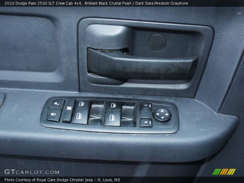 Brilliant Black Crystal Pearl / Dark Slate/Medium Graystone 2010 Dodge Ram 2500 SLT Crew Cab 4x4