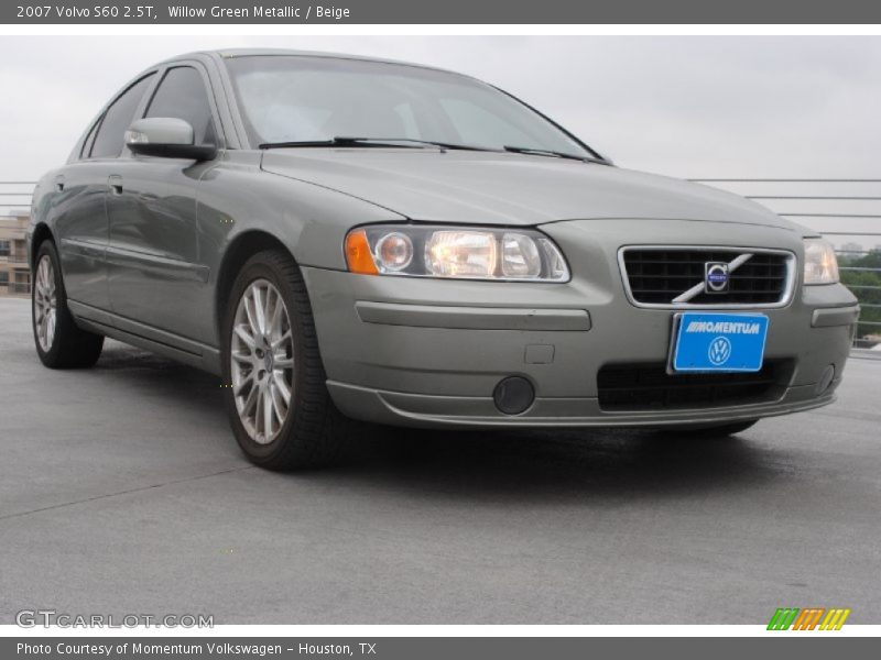 Willow Green Metallic / Beige 2007 Volvo S60 2.5T