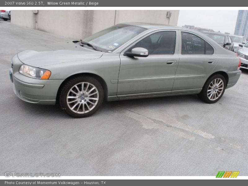 Willow Green Metallic / Beige 2007 Volvo S60 2.5T
