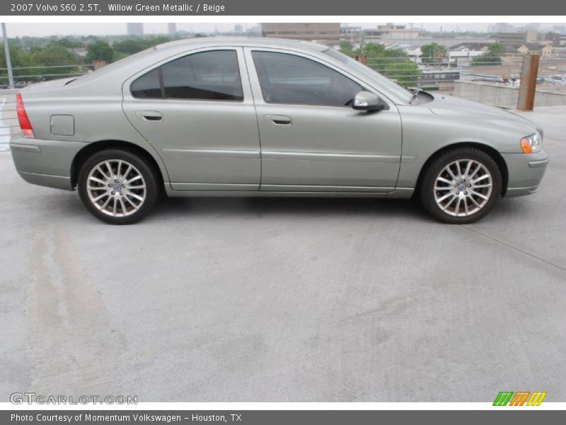 Willow Green Metallic / Beige 2007 Volvo S60 2.5T