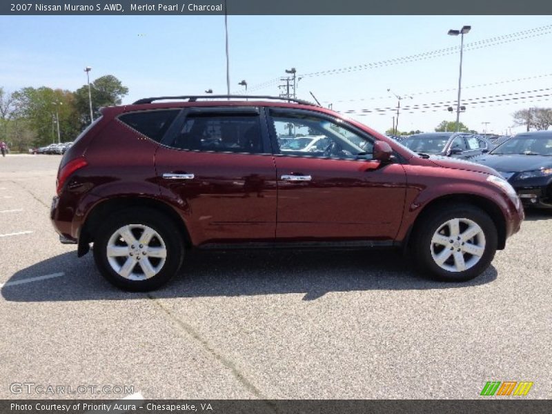 Merlot Pearl / Charcoal 2007 Nissan Murano S AWD