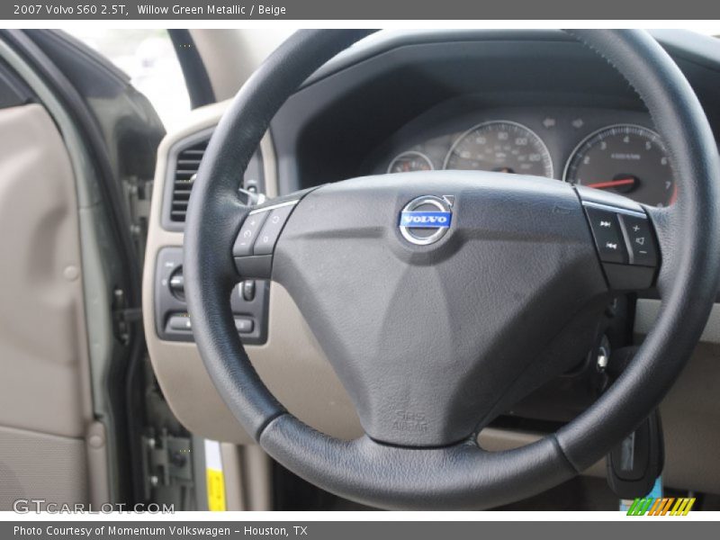 Willow Green Metallic / Beige 2007 Volvo S60 2.5T