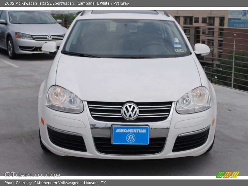 Campanella White / Art Grey 2009 Volkswagen Jetta SE SportWagen