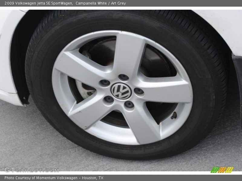 Campanella White / Art Grey 2009 Volkswagen Jetta SE SportWagen