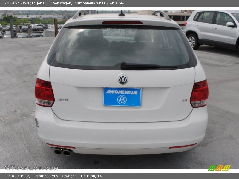 Campanella White / Art Grey 2009 Volkswagen Jetta SE SportWagen