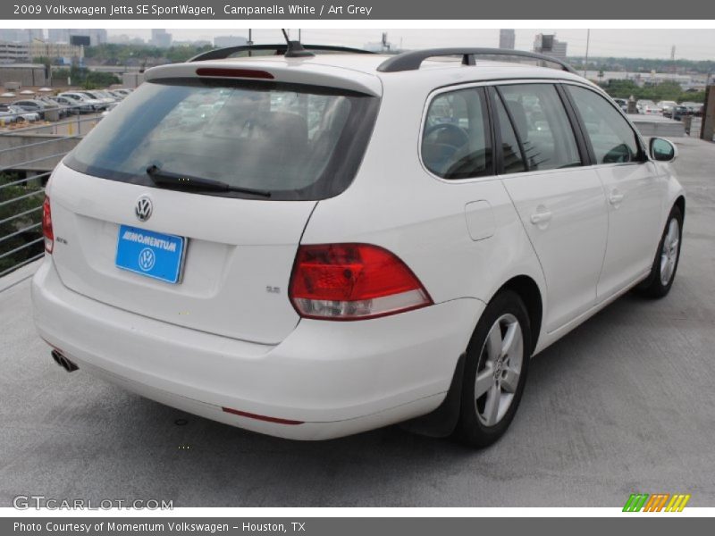 Campanella White / Art Grey 2009 Volkswagen Jetta SE SportWagen