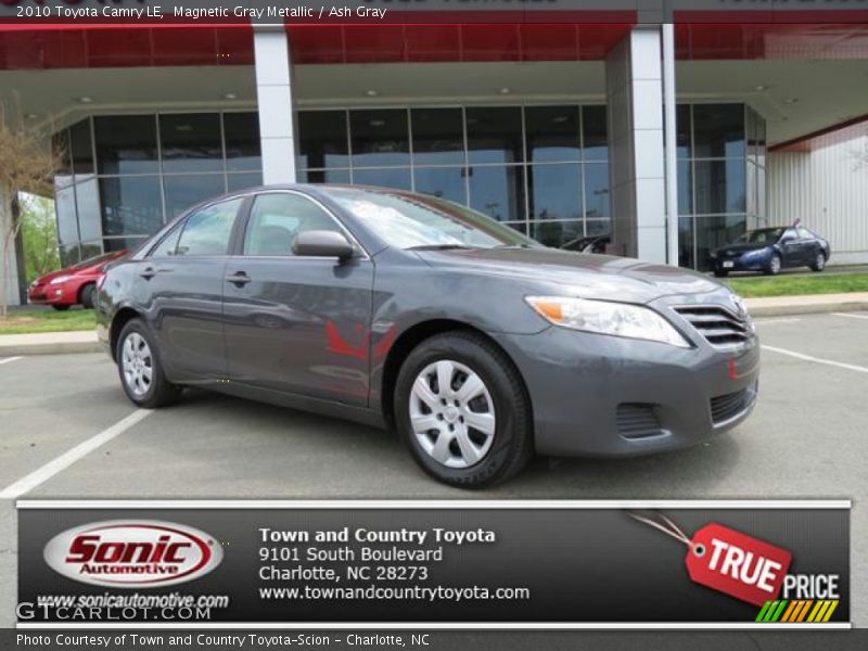 Magnetic Gray Metallic / Ash Gray 2010 Toyota Camry LE