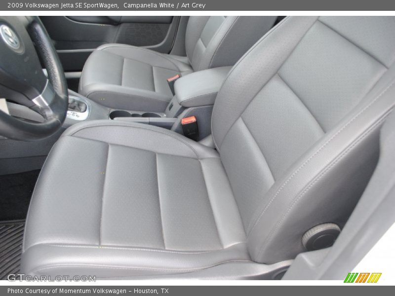 Campanella White / Art Grey 2009 Volkswagen Jetta SE SportWagen