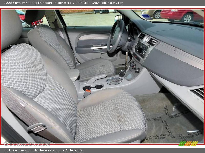 Stone White / Dark Slate Gray/Light Slate Gray 2008 Chrysler Sebring LX Sedan