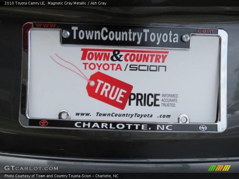 Magnetic Gray Metallic / Ash Gray 2010 Toyota Camry LE