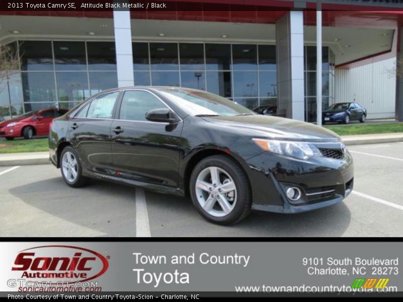 Attitude Black Metallic / Black 2013 Toyota Camry SE