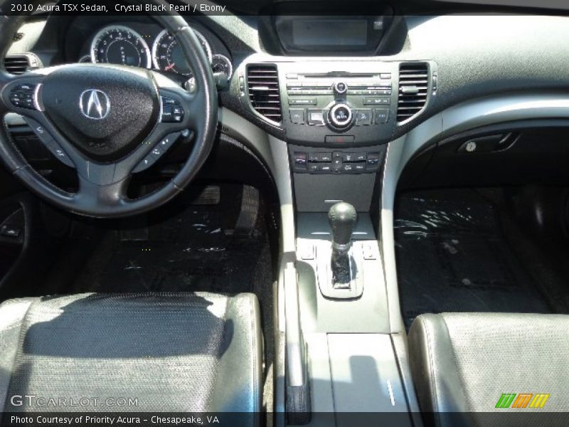 Crystal Black Pearl / Ebony 2010 Acura TSX Sedan