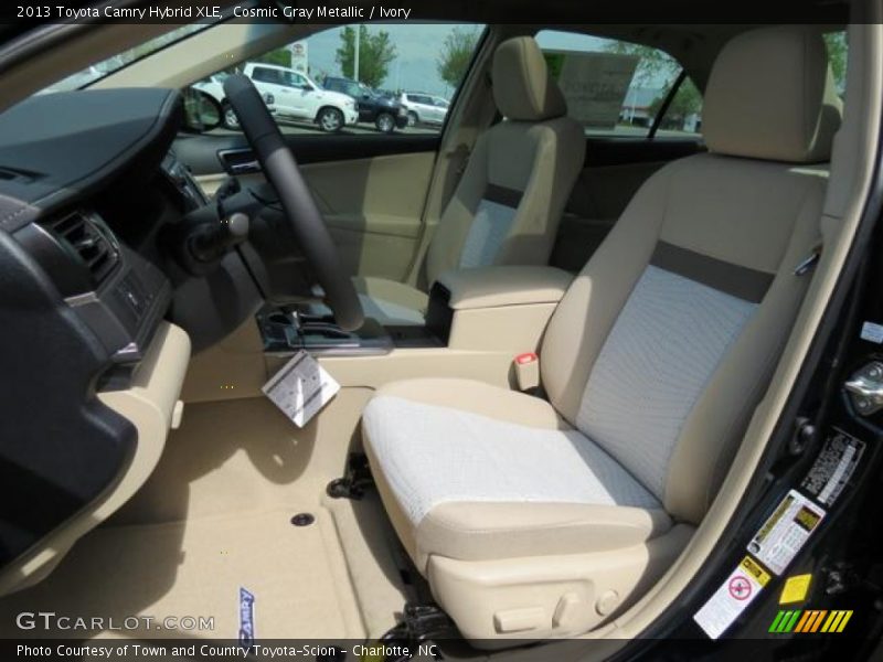 Cosmic Gray Metallic / Ivory 2013 Toyota Camry Hybrid XLE