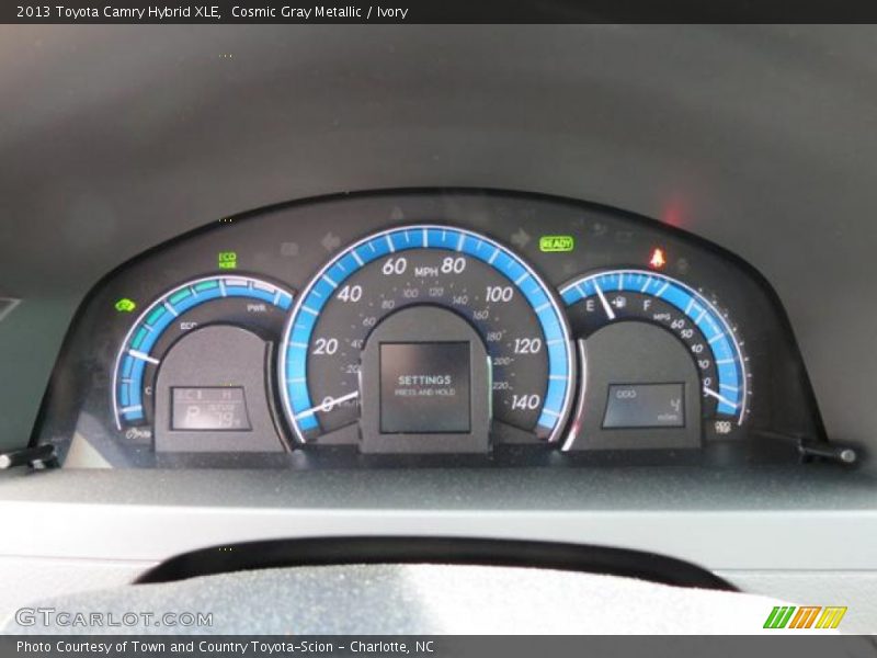 Cosmic Gray Metallic / Ivory 2013 Toyota Camry Hybrid XLE